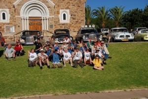 Vor der Christuskirche in Windhoek