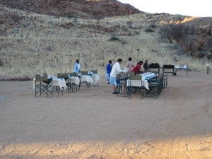 Afrikanisches Dinner